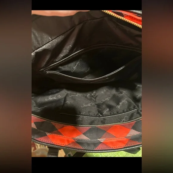 Vera Bradley Large Zip ELLA Tote BUFFALO PLAID - Picture 5 of 7